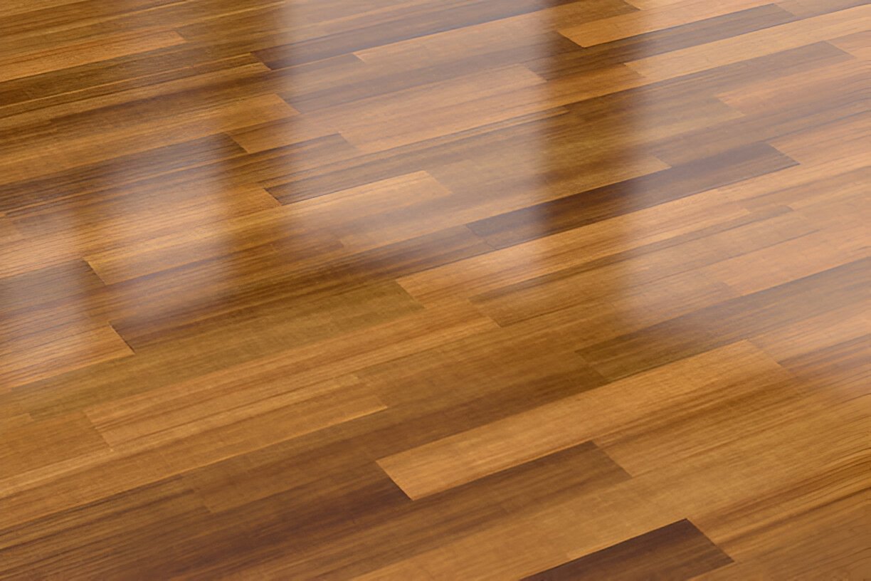 Shining wooden tiles