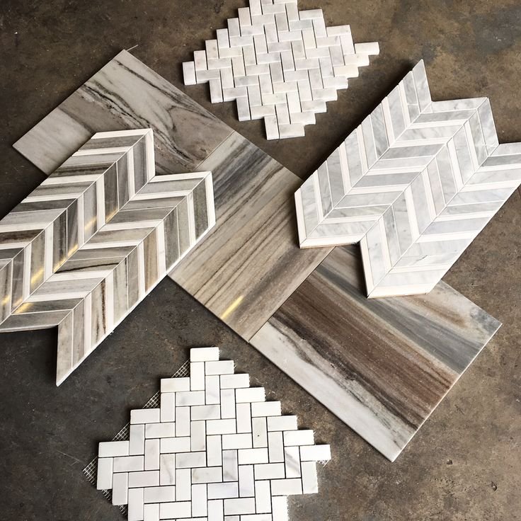 Broken Chevron Pattern Trendy Tiles 2025