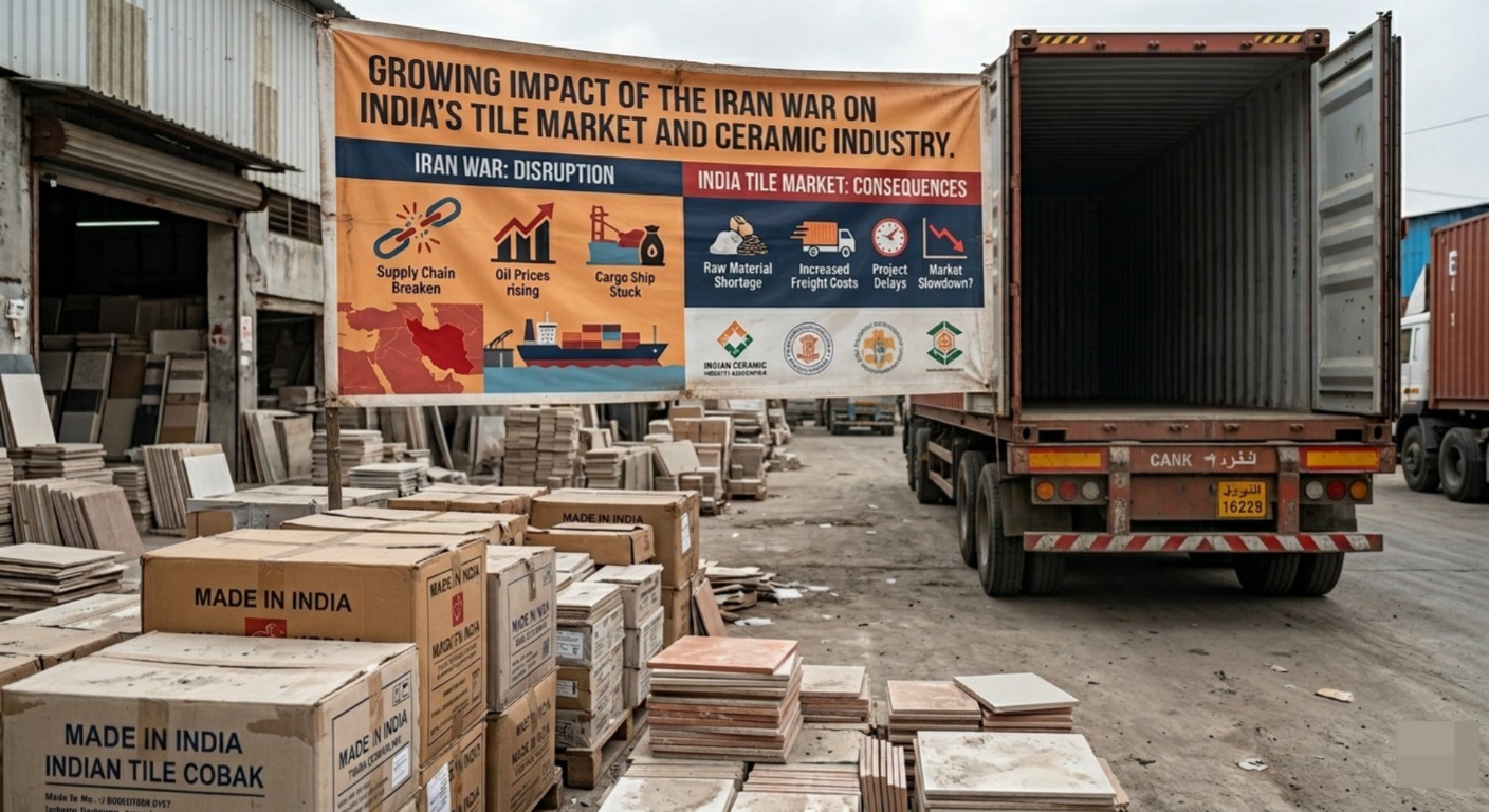 Growing Impact of the Iran War on India’s Tile Market and Ceramic Industry