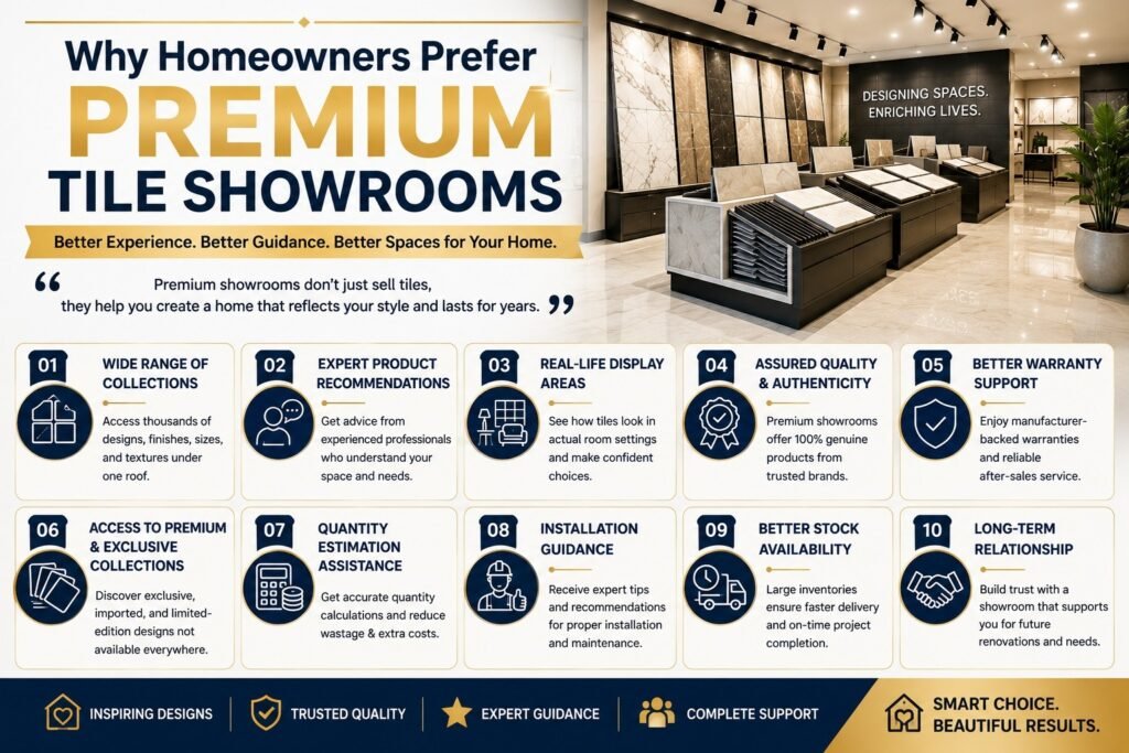 Why Homeowners Prefer Premium Tile Showrooms