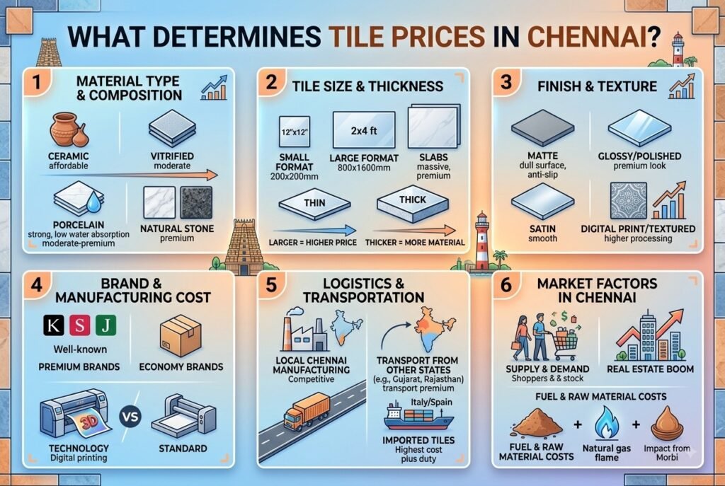 What Determines Tile Prices in Chennai?