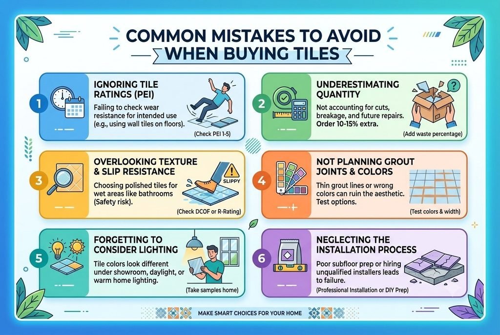 common mistakes avoid buy tiles