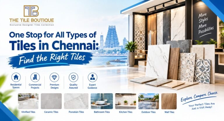 One Stop for All Types of Tiles in Chennai: Find the Right Tiles