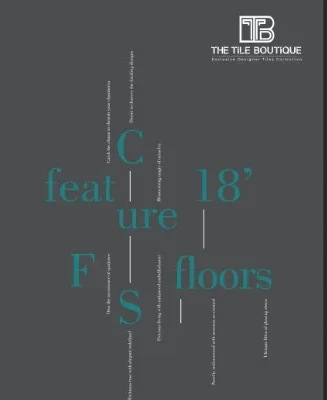 Collection of Feature Floors Tiles at The Tile Boutique Tiles Showroom in Chennai